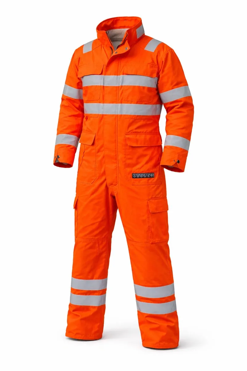 Overall Sioen High Visibility – Fluor Oranje – Reflecterend – Werkoverall by Sioen, Orange, 62 Regular – product image