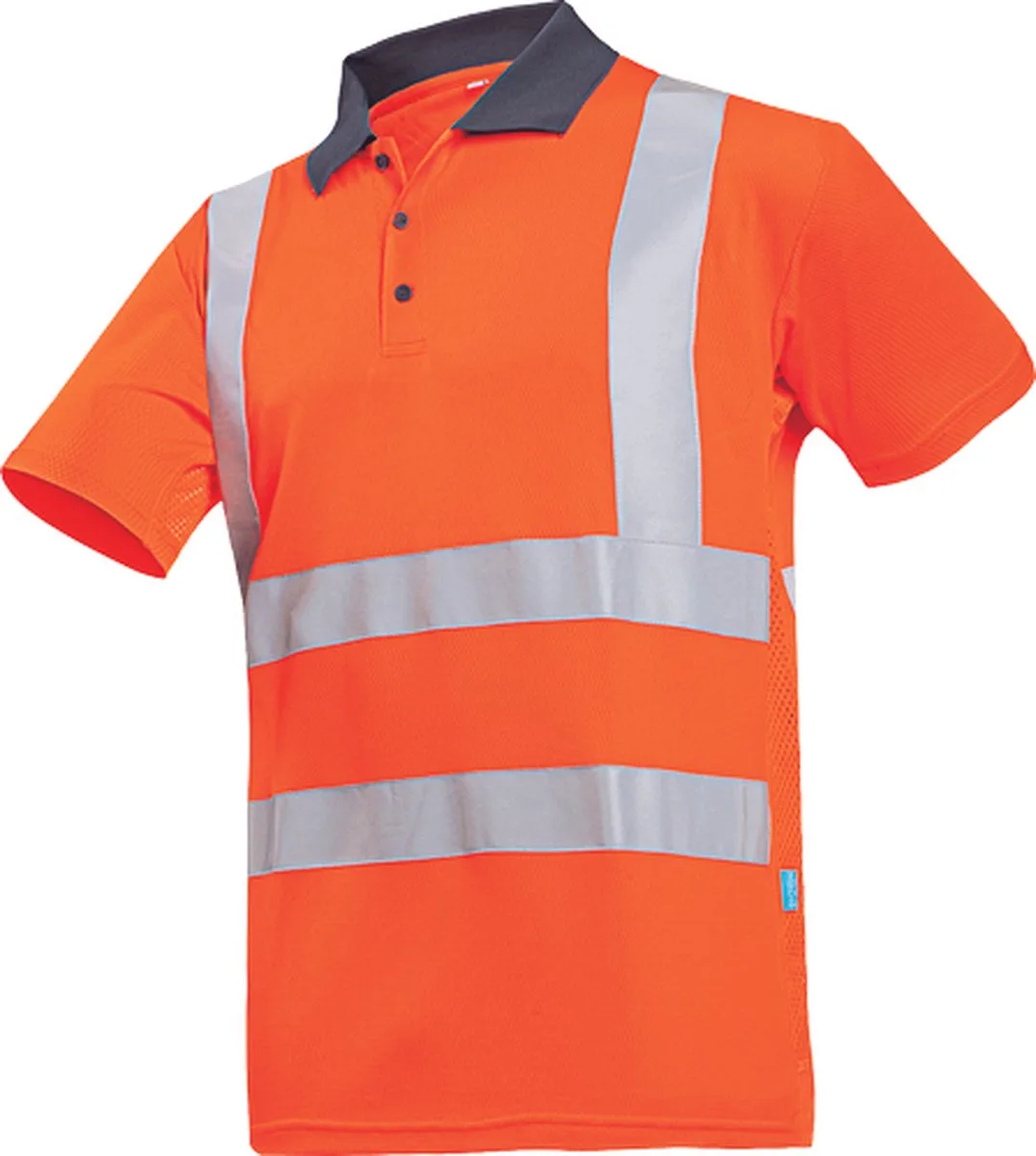 POLA high-vis polo-shirt 03040073 - HV Oranje de Sioen, HV Oranje, S – image du produit