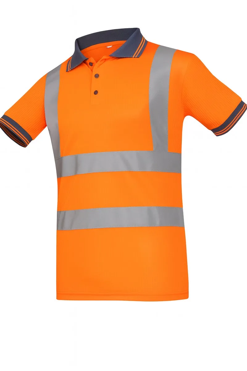 Poloshirt Molina Fluororanje, Polo - Shirt - T-shirt van Sioen, Fluor oranje, S – productafbeelding