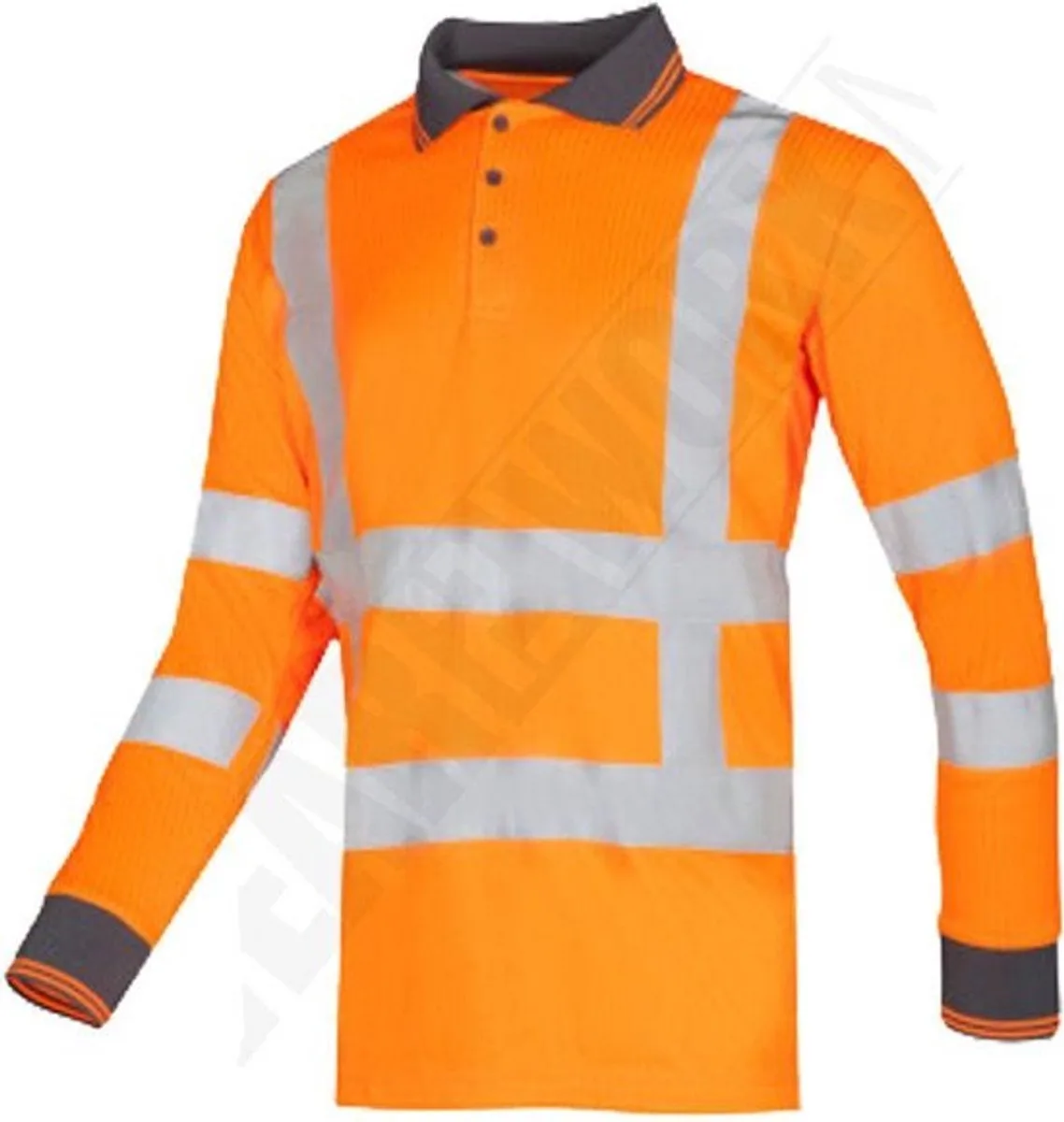RWS Poloshirt lange mouwen SIOEN von Sioen, Orange – Produktbild
