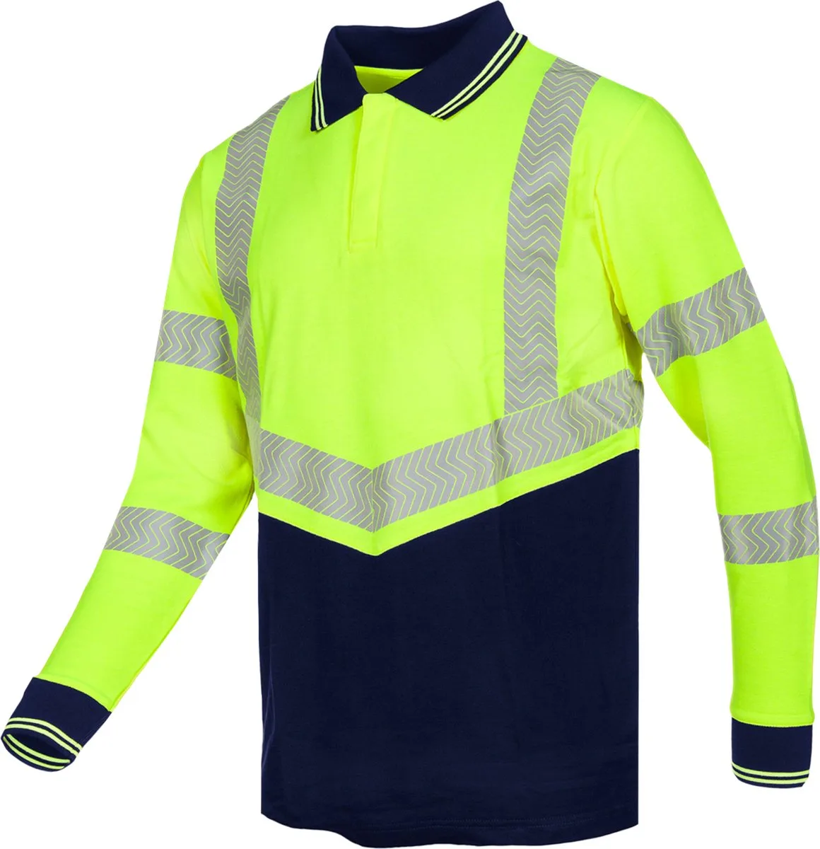 Sioen 542A Ardva Signalisatie polo met vlamboogbescherming de Sioen, Jaune, XL – image du produit