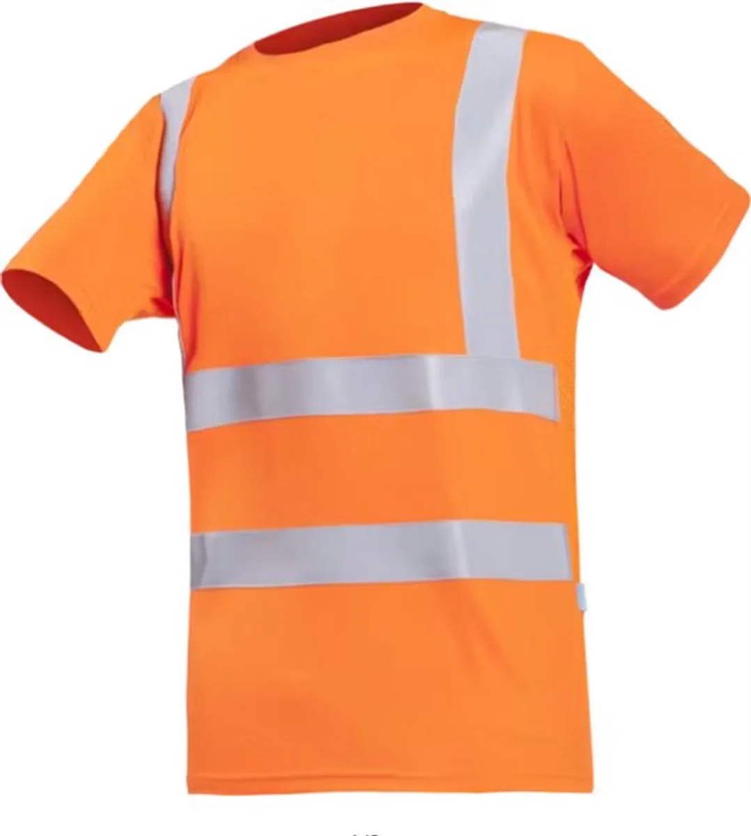 T-Shirt Omero - L - reflecterend van Sioen, Fluor oranje – productafbeelding