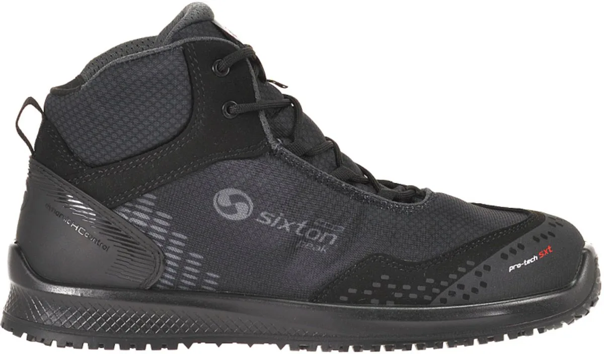 Auckland Hoog 98405-02 S3 SRC - Zwart van Sixton Peak, Zwart, 46 – productafbeelding