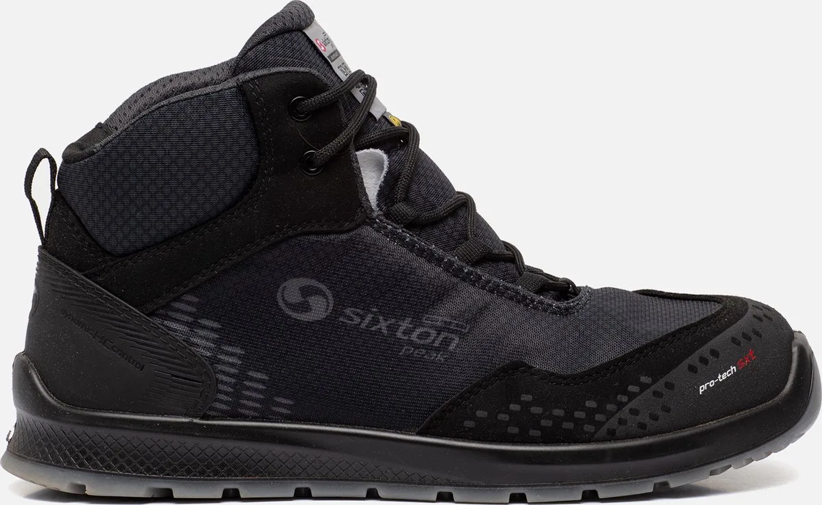 Auckland Hoog S3 ESD SRC werkschoenen van Sixton Peak, Zwart – productafbeelding