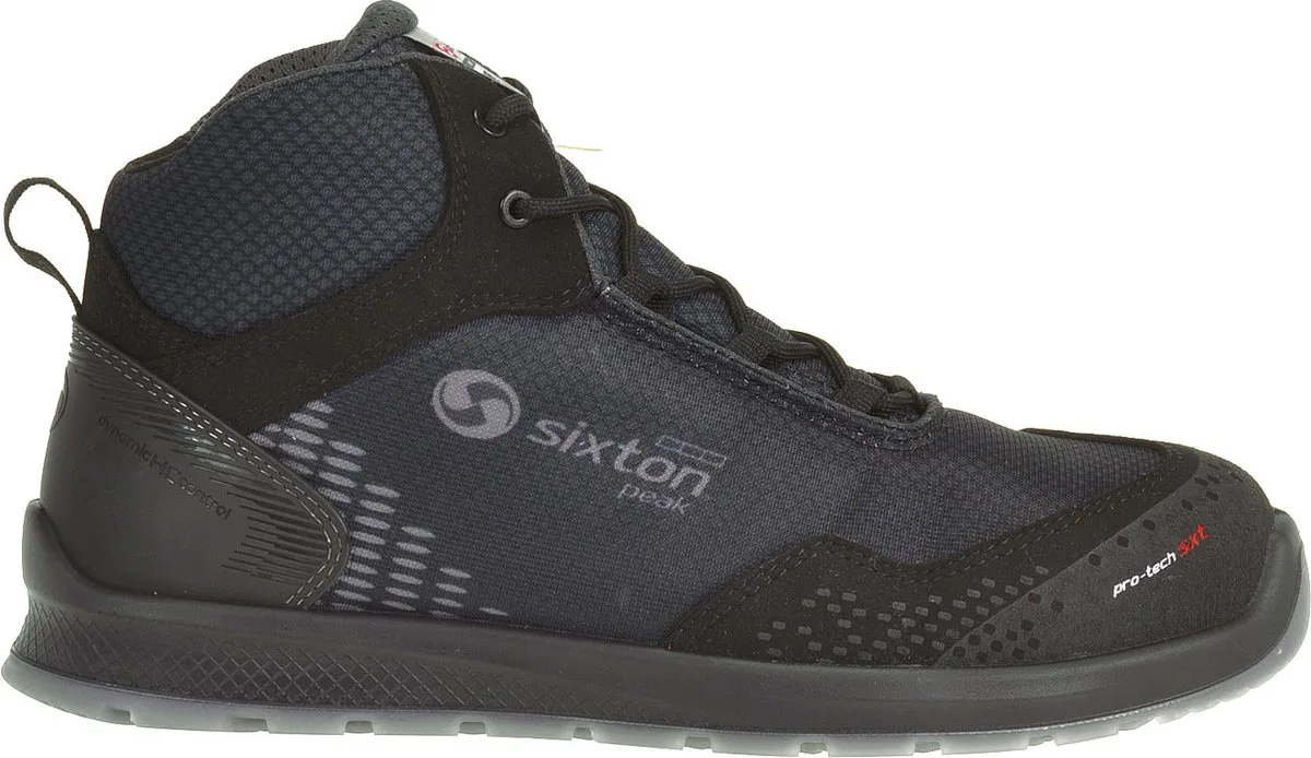 Auckland Hoog S3 ESD SRC werkschoenen van Sixton Peak, Zwart – productafbeelding