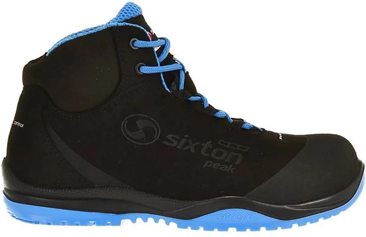 Cuban High S3 Werkschoen van Sixton Peak, Zwart – productafbeelding