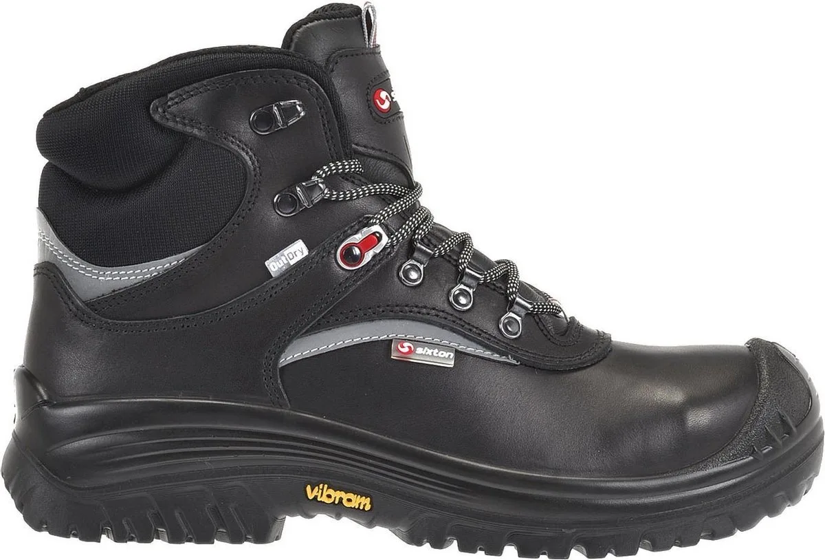 Eldorado Werkschoenen Waterdicht Hoog S3 van Sixton Peak, Zwart, Grijs – productafbeelding