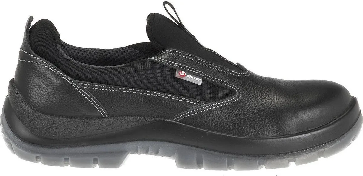 Lugano 82201-04 Lage Instapper Werkschoen S3 - Mannen - Zwart by Sixton Peak, Black, 43 – product image