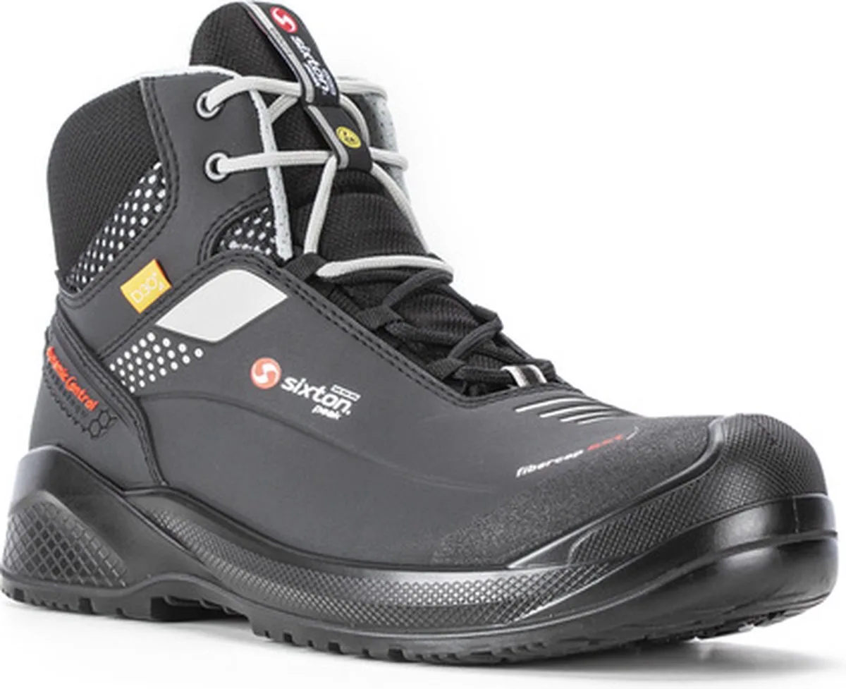 Muscle Hoog 43486-00 S3 - Zwart/Grijs van Sixton Peak, Zwart, Grijs, 44 – productafbeelding