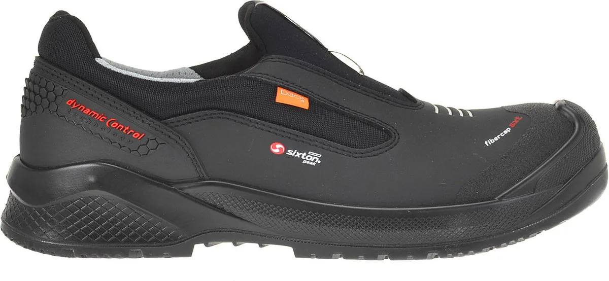 Resolute Balzo Metaalvrije Instapper ESD S3 43457-03 - Zwart/Grijs von Sixton Peak, Schwarz, Grau, 45 – Produktbild