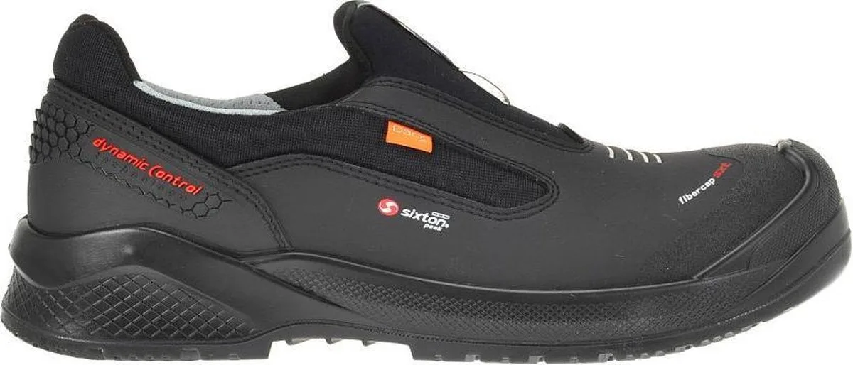 Resolute Balzo Metaalvrije Instapper ESD S3 43457-03 - Zwart/Grijs von Sixton Peak, Schwarz, Grau, 39 – Produktbild