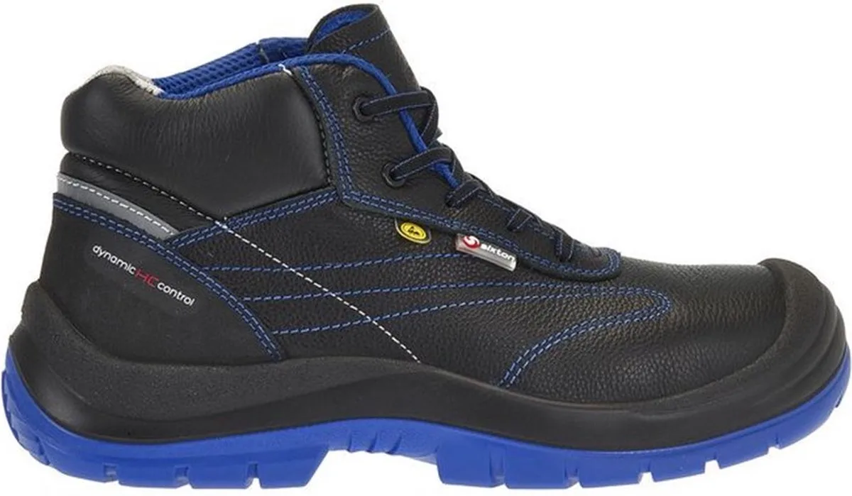Sixton 83295-07L/L (Large) Belluno Hoog S3 - Zwart/Blauw von Sixton Peak, Schwarz, Blau, 43 – Produktbild