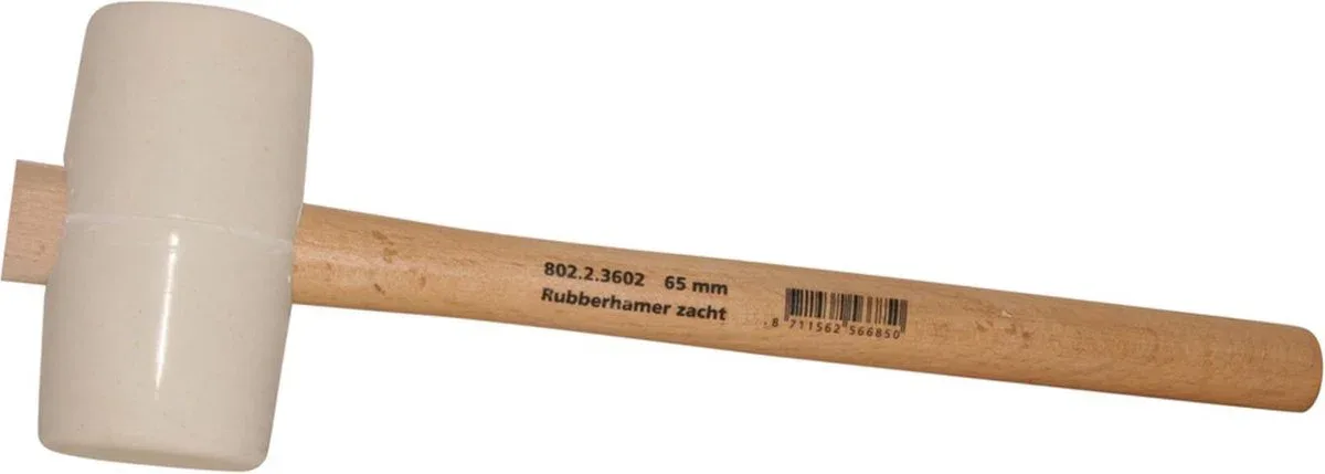 Rubber Hamer Hard Wit 83mm Skandia van Skandia – productafbeelding