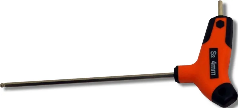 T-Greep Inbussleutel - BZ 4 mm de Skandia, Gris – image du produit