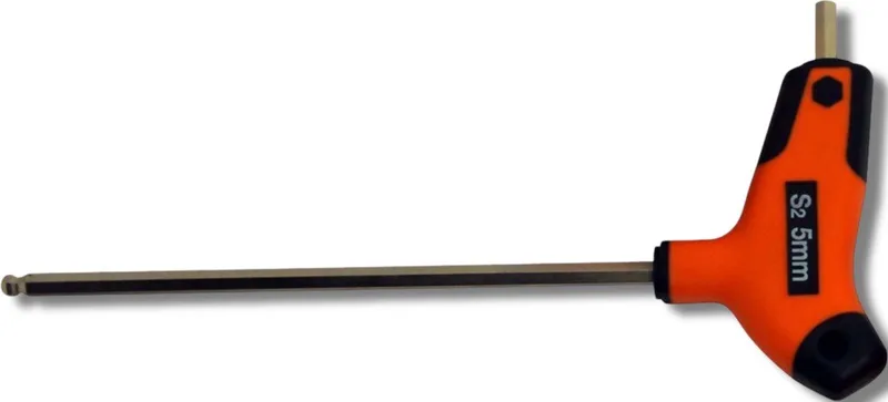 T-Greep Inbussleutel - BZ 5 mm by Skandia, Orange – product image