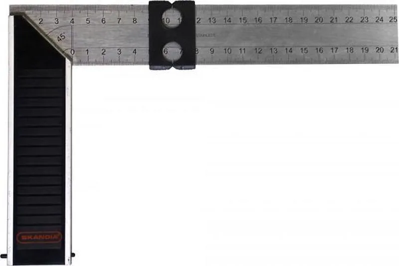 Winkelhaak 250 mm by Skandia, Black – product image