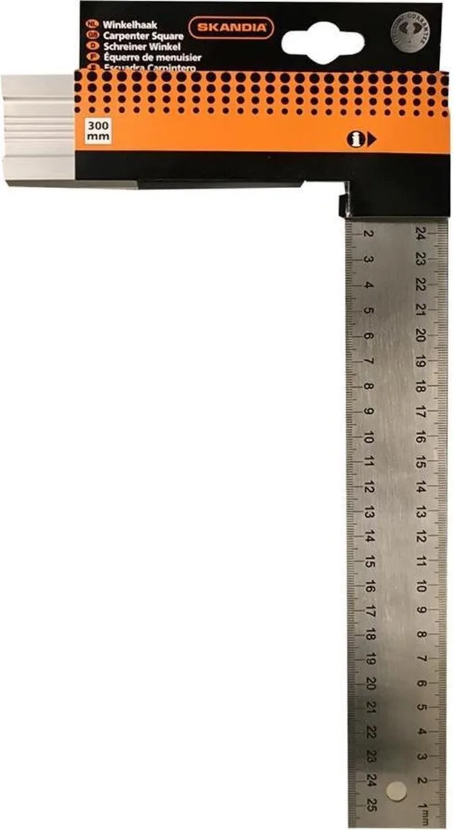 Winkelhaak Aluminium - 300 mm by Skandia, Grey – product image