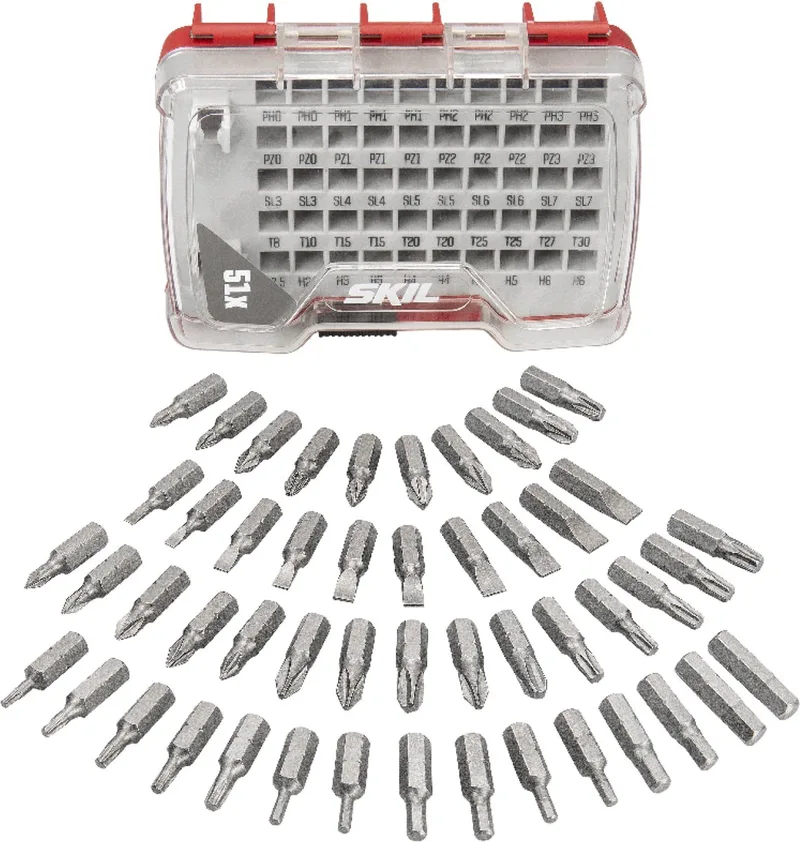 51-Delige Bitset Schroefmachine - Bit Set - Schroefbits - Schroefbitset - Bitje Schroefmachine van Skil – productafbeelding