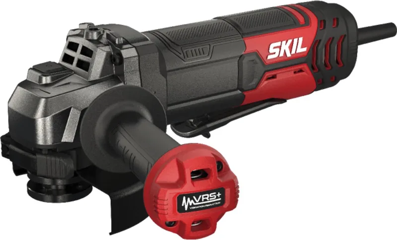 9132 AB Haakse Slijper – 850W – 125 mm Schijfdiameter – Netstroom – Antivibratie Zijhandgreep – Incl. CLIC Beschermkap & Sleutel de Skil – image du produit