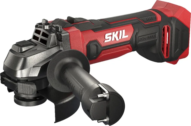 Accu Haakse Slijper 125 mm - 20V - Slijptol - Slijpmachine - Met Zijhandgreep & Beschermkap - Zonder Accu de Skil – image du produit