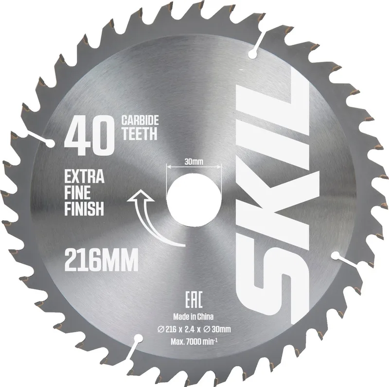 afkort zaagblad 216 x 30mm van Skil – productafbeelding