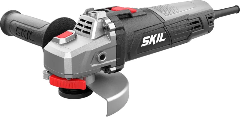 Haakse Slijper 115 mm - 600W - Slijptol - Slijpmachine - Met Zijhandgreep, Beschermkap & Flenzen - Haakse Slijpers - Geleverd Zonder Slijpschijf de Skil – image du produit