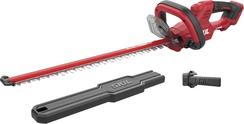 Heggenschaar Accu 20V - Meslengte 55cm - Tot 2cm Snoeien - Accu Heggenschaar Voor Heggen & Struiken - Koolstofstaal - Inclusief Mesbeschermer & Opslaghaak - Geleverd Zonder Accu de Skil – image du produit