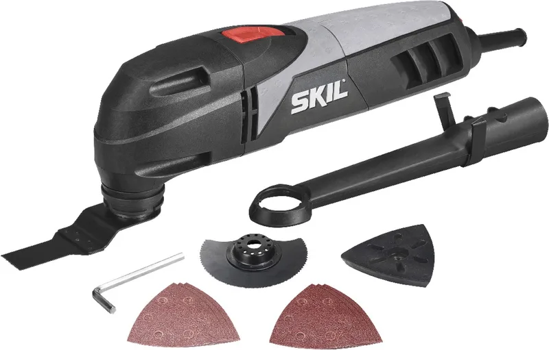 Oscillerende Multitool 250W - Multi tool set - Met Zaagbladen, Schuurpapier & Stofzuigeradapter - Variabele Snelheid van Skil – productafbeelding