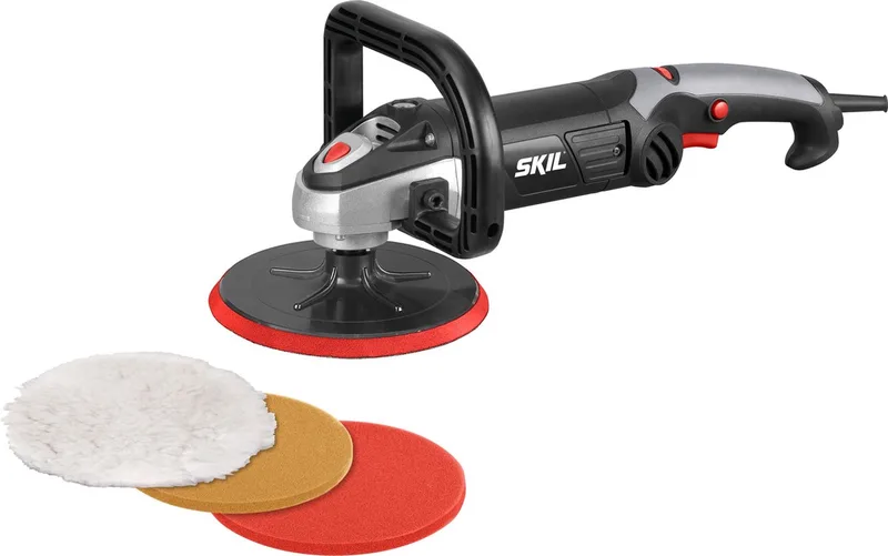 Polijstmachine 1200W - Poetsmachine Auto - Poliermachine - Polijstmachine Auto - Soft Start - Inclusief Polijstschijven 180mm van Skil – productafbeelding