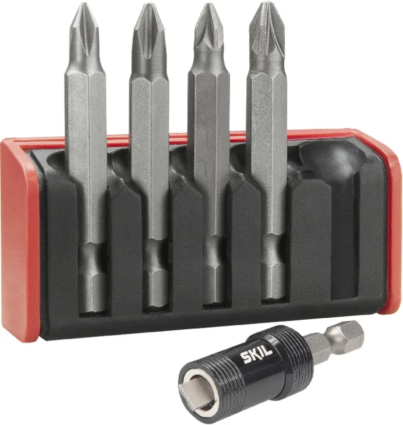 SKIL 6-Delige Schroefbitset - Universeel - 50mm - Magnetische Bitgripkraag - Geschikt voor Boormachines - Inclusief Riemclip by Skil – product image