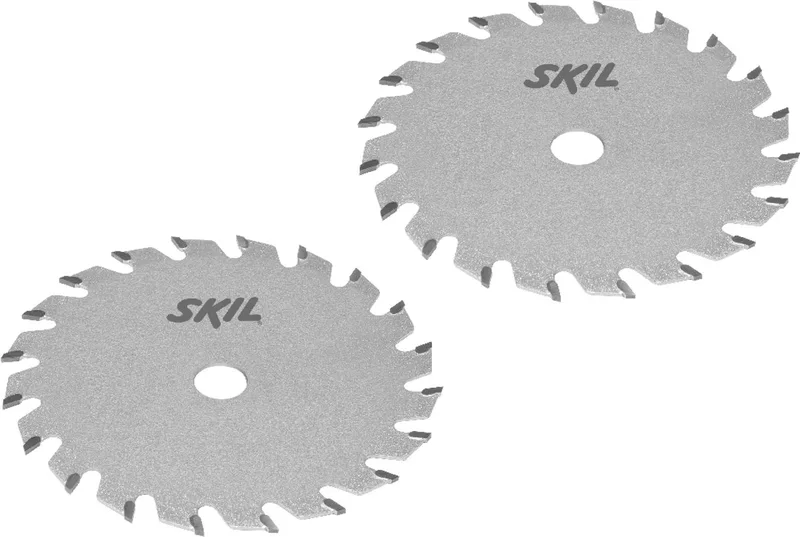Zaagblad Set - Hardmetalen - Zaagblad Hout - Voor Skil Cirkelzaag 5330 & 5360 - 85 mm & 20 Tanden - 2 Stuks fra Skil – produktbillede