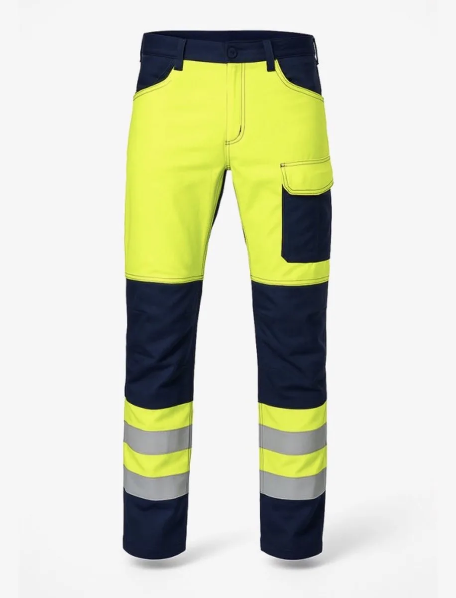 High-Vis Werkbroek - Klasse 2 (Art.nr. 333366695040) by Snickers Workwear, Yellow – product image