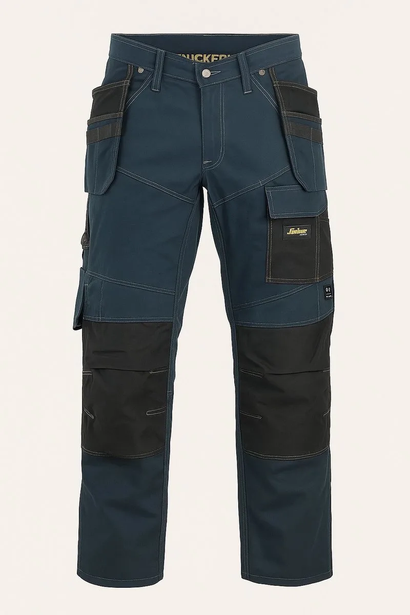 Ripstop Pirate Werkbroek Snickers Workwear - Navy/Black - 3 kwart broek by Snickers Workwear, Blue, 42 – product image