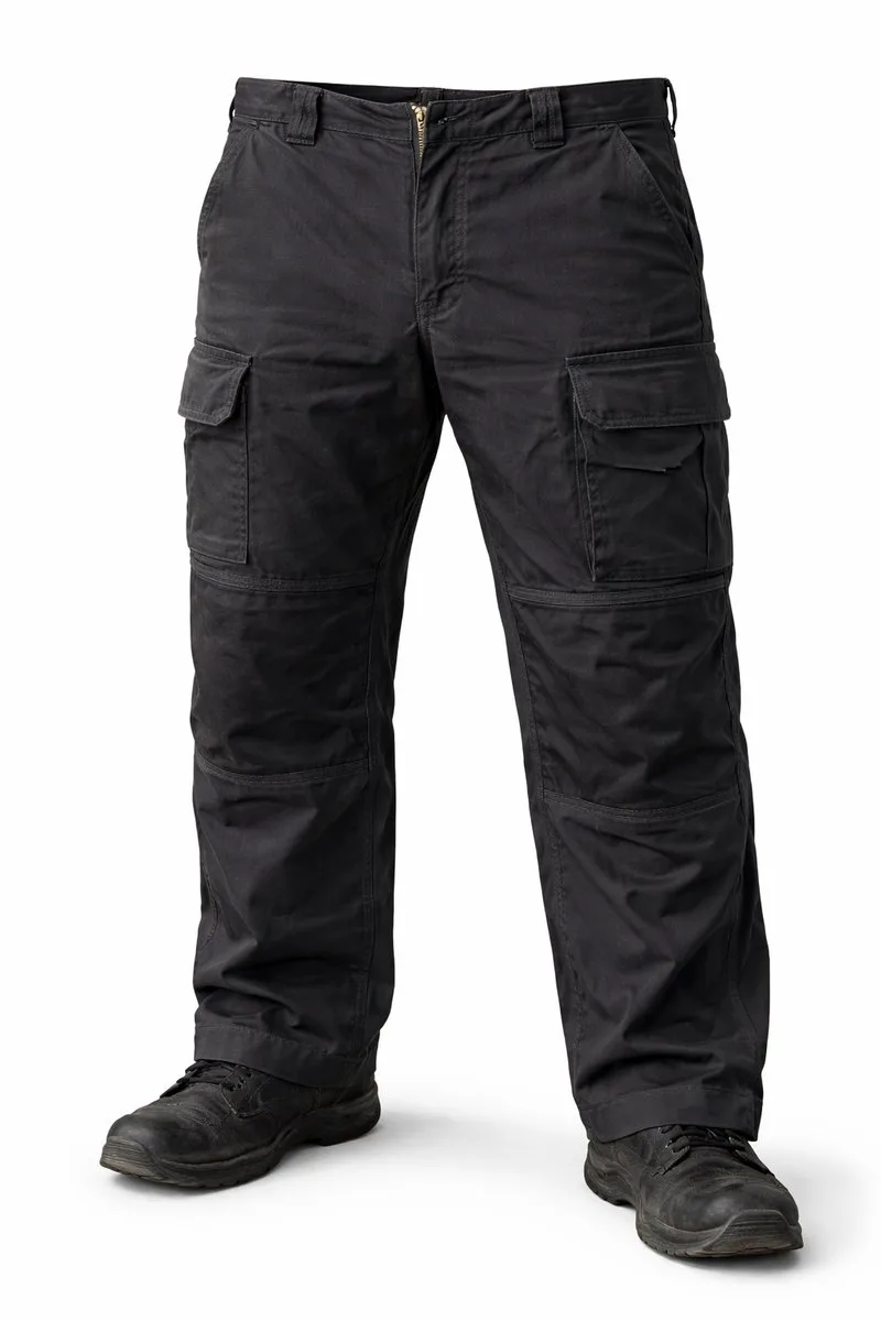 Werkbroek Snickers Service Line Cargo Pants Zwart – Duurzame Werkbroek met Cargozakken de Snickers Workwear, Noir, 92 – image du produit