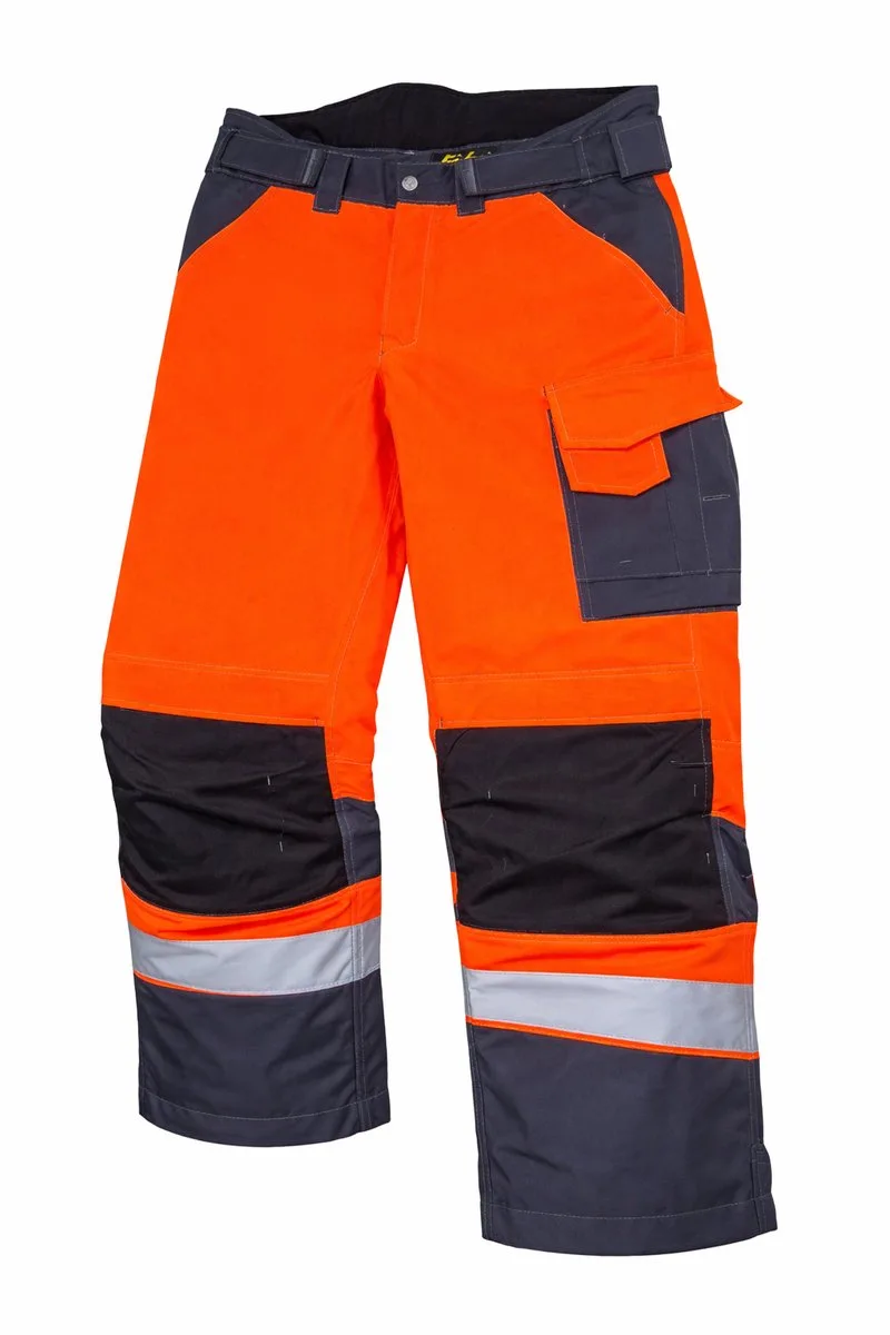 Werkbroek Snickers Workwear High Visibility – EN 471 Klasse 2 – Oranje/Grijs fra Snickers Workwear, Orange, 50 – produktbillede