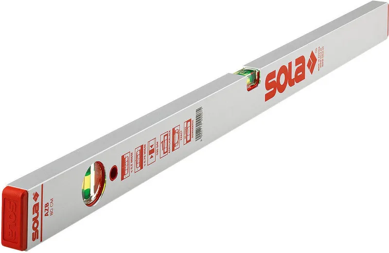 AZB 80 Waterpas - 80 cm - 01011101 - 0.80 m by Sola, Silver – product image