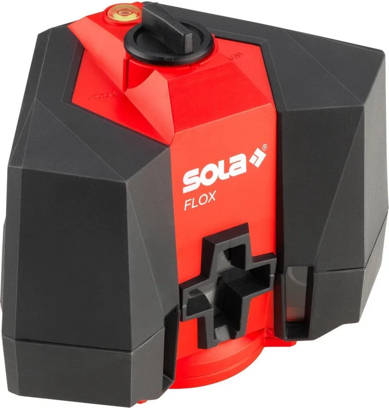 FLOX vloer- en kruislijnlaser in koffer + laserbril - 71017301 von Sola, Schwarz, Rot – Produktbild 1 von 3