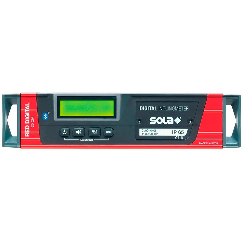 RED 25 Digital Waterpas met Bluetooth - 01730201 van Sola, Kleurloos – productafbeelding 2 van 2