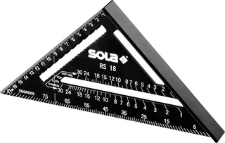 RS 18 56160101 Metrische winkelhaak 185 x 185 mm 90 ° de Sola – image du produit 1 sur 2