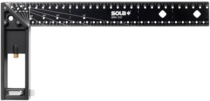 SRA 300 Winkelhaak – 56014601 - 30 cm by Sola, Black – product image