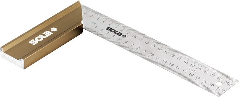 SRB 250 Winkelhaak – 250 x 145 mm - 56012101 - 25 cm by Sola, Rvs – product image 1 of 2