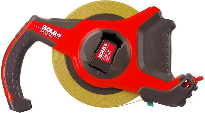 Surveyor 30 m/B Landmetermaat - 30m by Sola, Red, Grey – product image