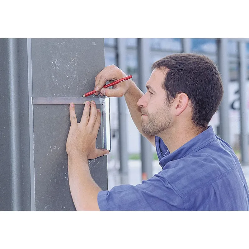 SWA 100 Winkelhaak met aanslag - 100 x 70mm de Sola, Argent – image du produit 2 sur 2