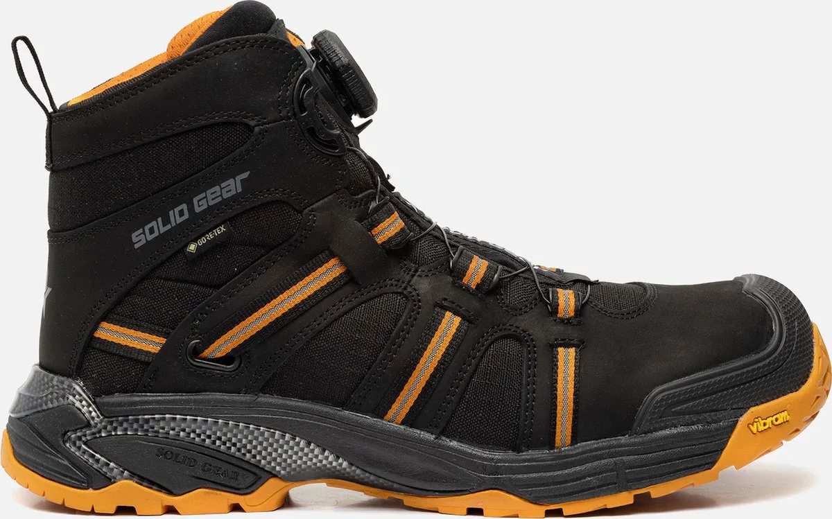 Phoenix GTX S3 werkschoen van Solid Gear, Zwart, Oranje – productafbeelding