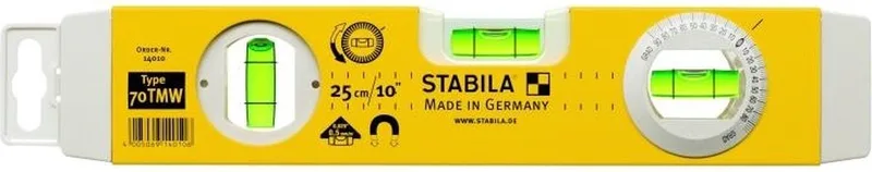 14010 Waterpas - magnetisch - 250mm by Stabila, Kleurloos – product image 1 of 5