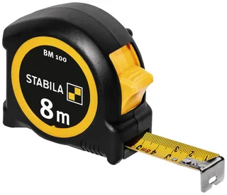 BM 100 (cm) 19581 Maßband 8 m ABS van Stabila – productafbeelding 1 van 5