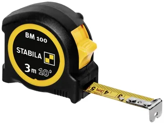 BM100cm+inch 19569 Maßband 3 m ABS by Stabila – product image 1 of 5