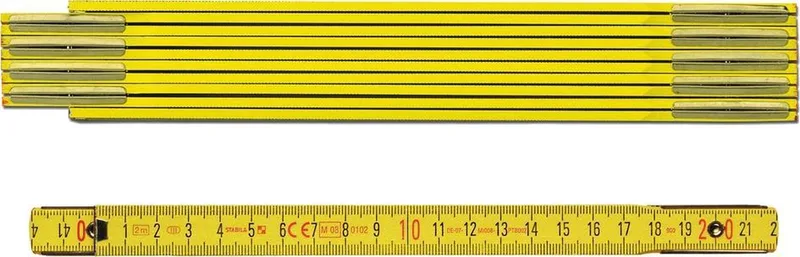 Duimstok - 2m 607-2m von Stabila, Gelb – Produktbild