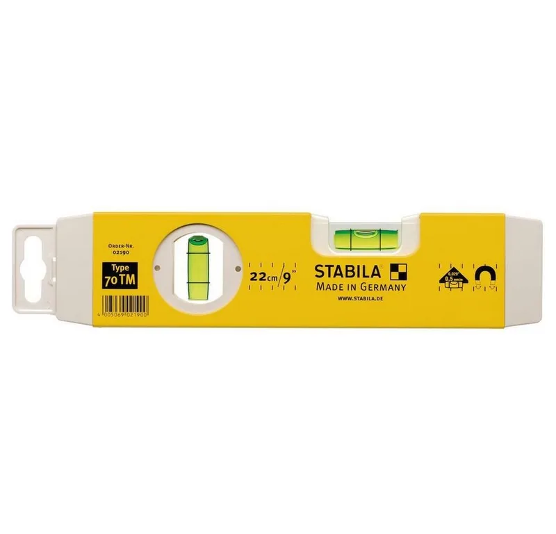 Magnetische waterpas 70TM 25cm 02190 van Stabila, Kleurloos – productafbeelding 3 van 5