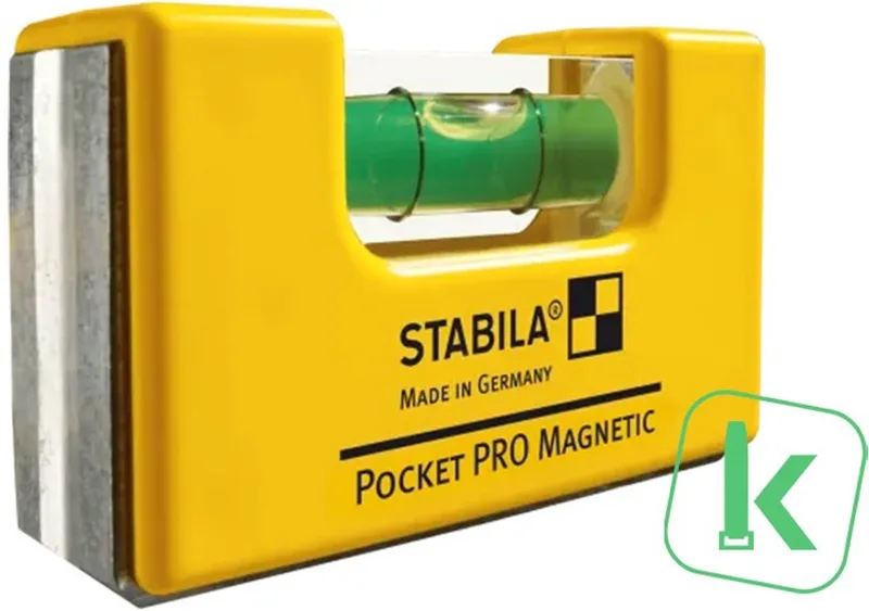 Magnetische waterpas Pocket PRO 7x2x4cm 17768 by Stabila, Kleurloos – product image 1 of 4